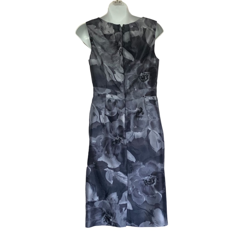 Adrianna Papell Floral Iridescent Sheath Dress Size 6 - Picture 2 of 11